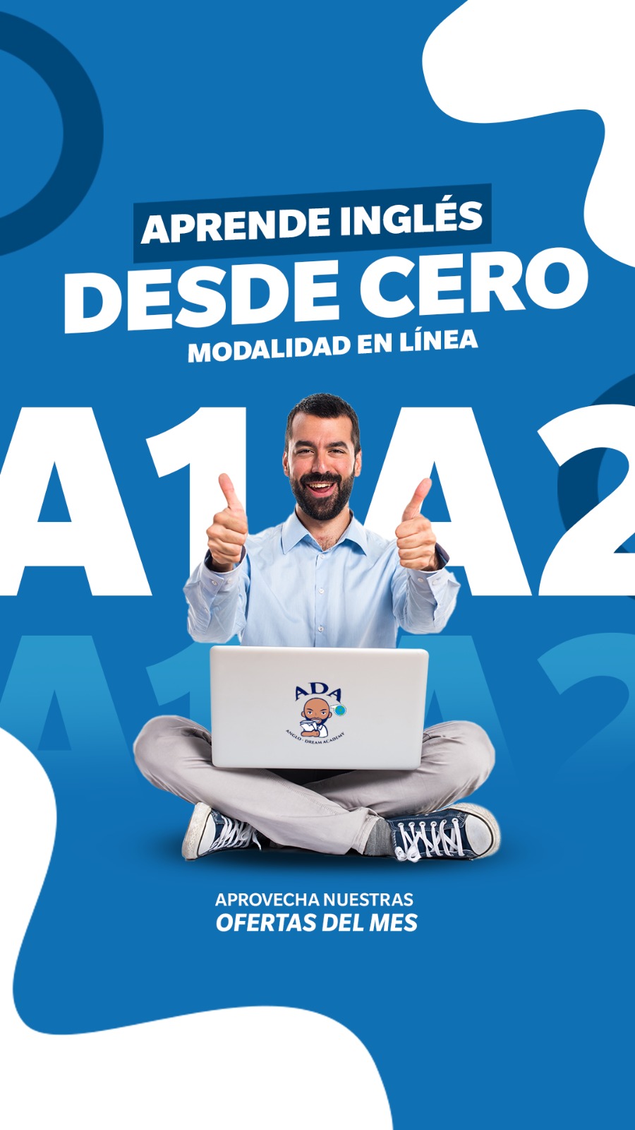 Infografía del programa Inglés para principiantes - Virtual